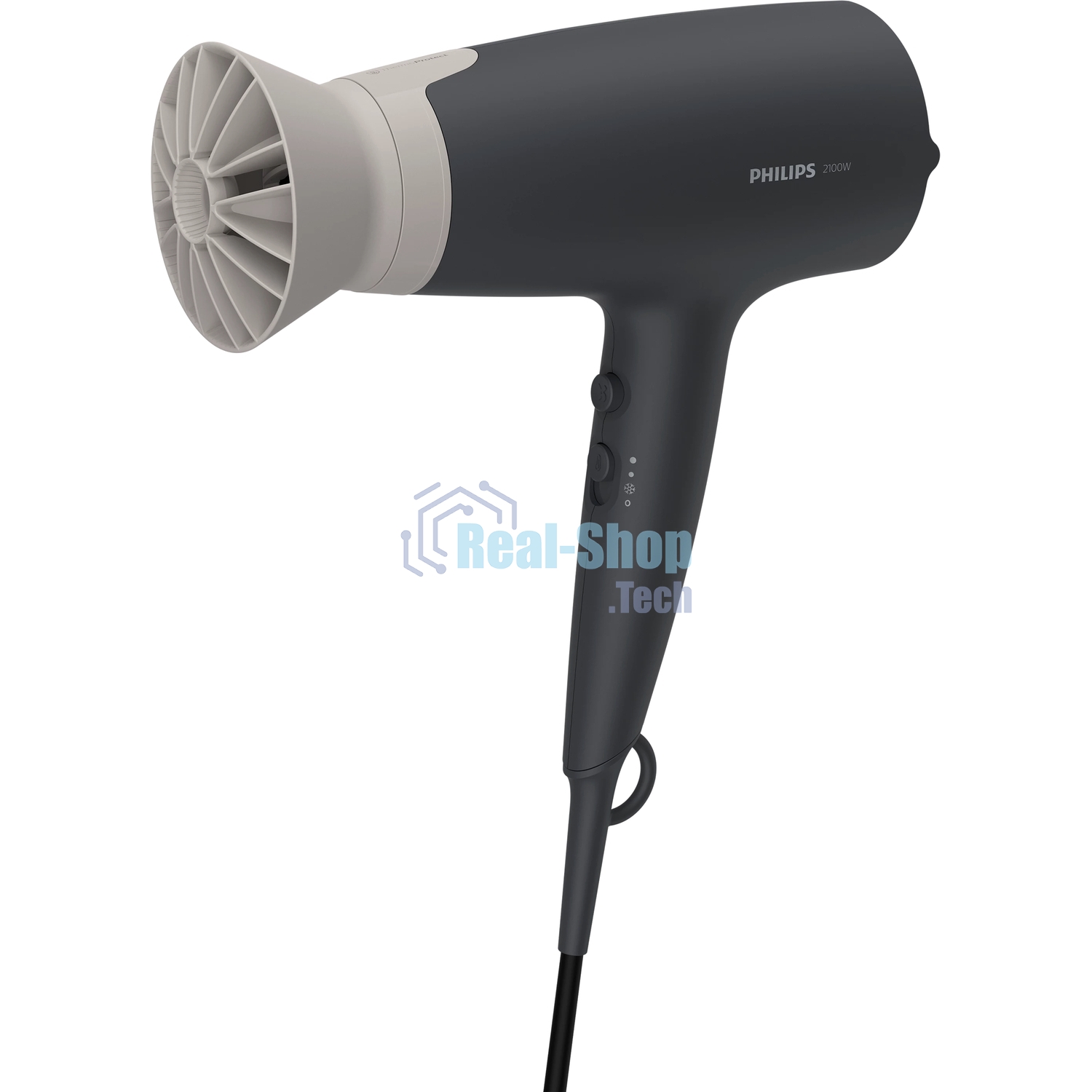 Фен Philips BHD351/10 черный, 2100 Вт, ионизация