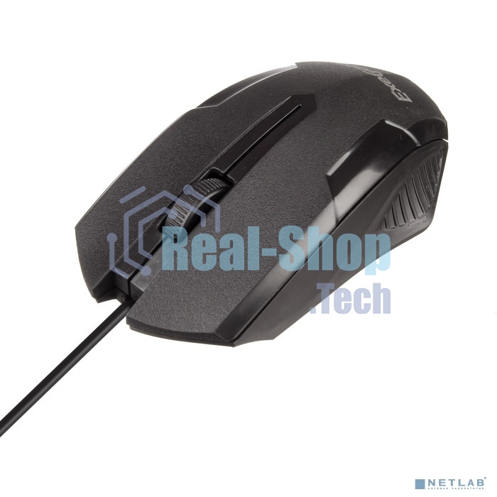 Мышь проводная ExeGate Professional Standard SH-9025 черный, 1000 dpi, USB, кнопки - 3