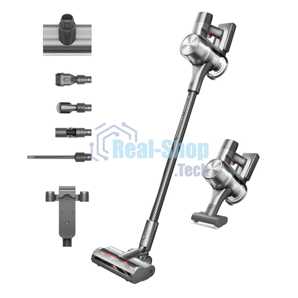 Пылесос вертикальный Dreame T30 Cordless Vacuum Cleaner серый, питание от аккумулятора, 190 Вт, уборка сухая, пылесборник 0.6 л