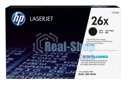 Тонер Картридж HP 26X CF226X черный для HP LJ Pro M402/M426 (9000стр.)