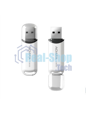 Флешка USB ADATA C906 (AC906-32G-RWH), 32Gb, USB 2.0, R/W 15/5, белый