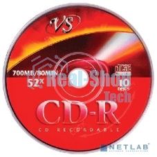 Диск CD-R VS (PERFEO) 700 Mb, 52x, Конверт (5), (5/250).