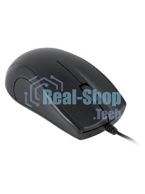 Мышь проводная Oklick 185M черный, 1200 dpi, USB, кнопки - 3