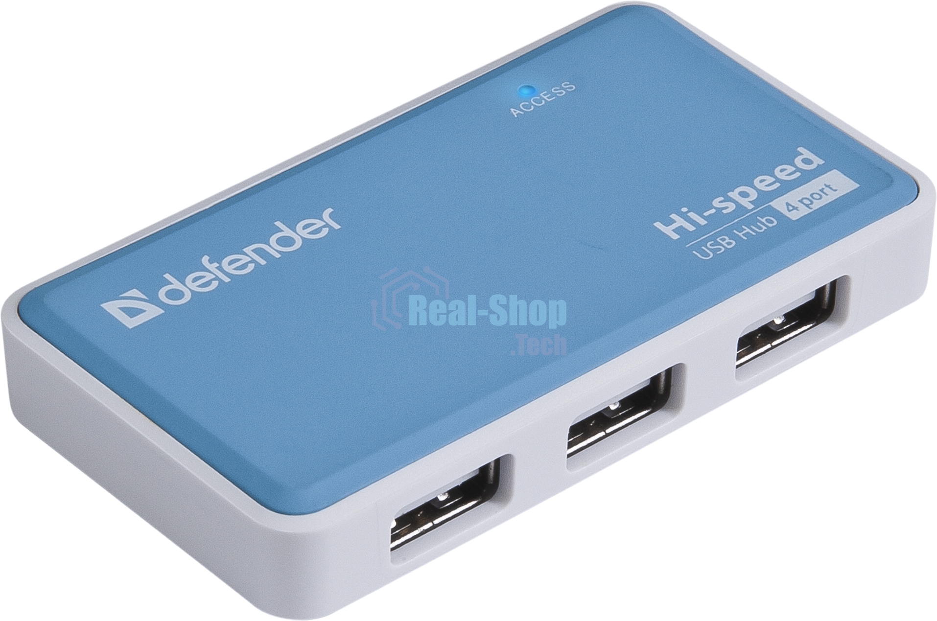 Концентратор USB Defender Quadro Power, USB, адаптер/через USB, блок питания
