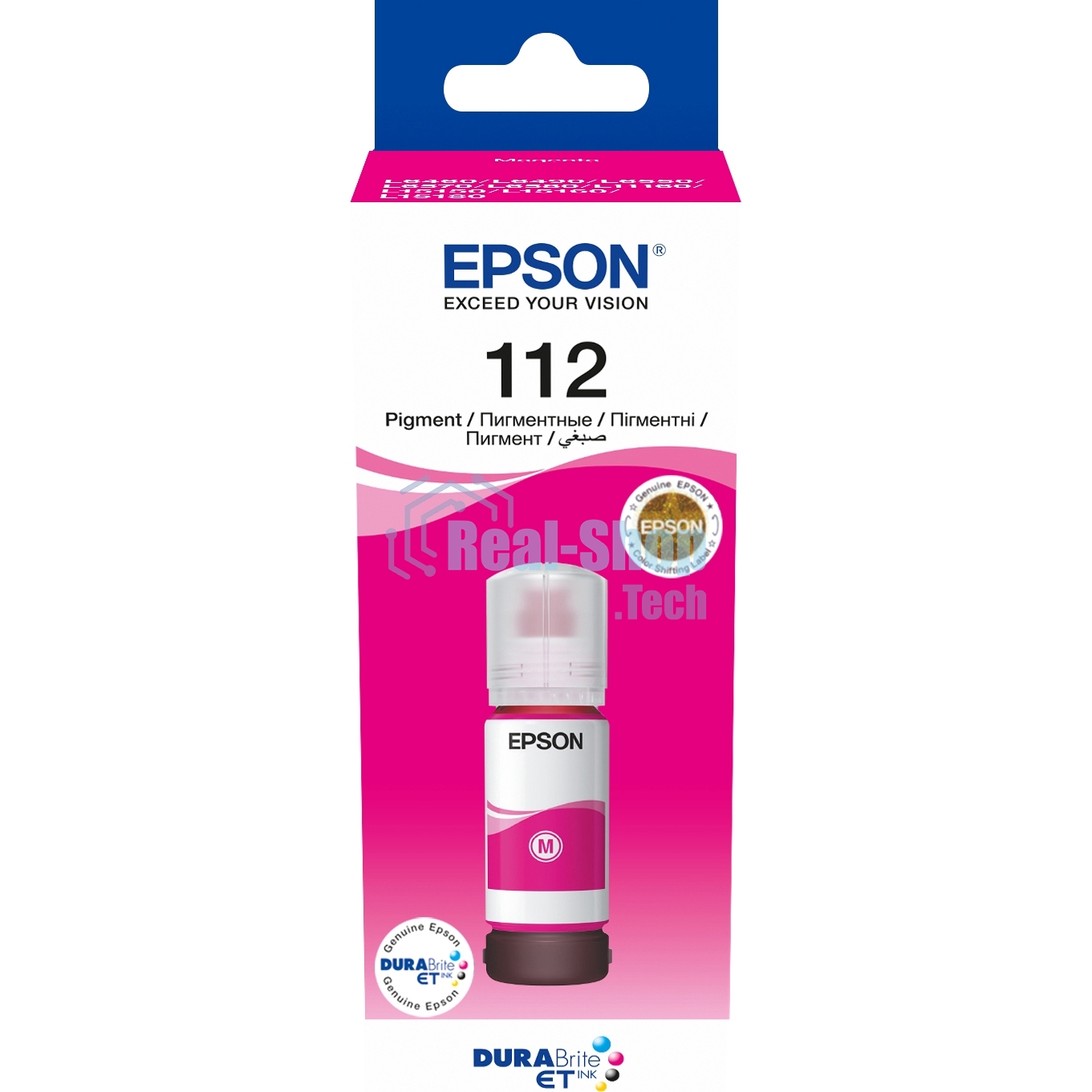 Чернила Epson C13T06C34A пурпурный (70 мл.) для L6550/L6570/L6580/ L15150/L15160