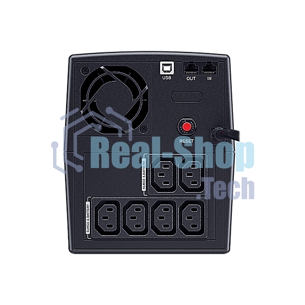 Источник бесперебойного питания CyberPower UT1500EIG/1500 ВА/900 Вт/USB/RJ-11/RJ-45/6xIEC 320 C13 (компьютерная)
