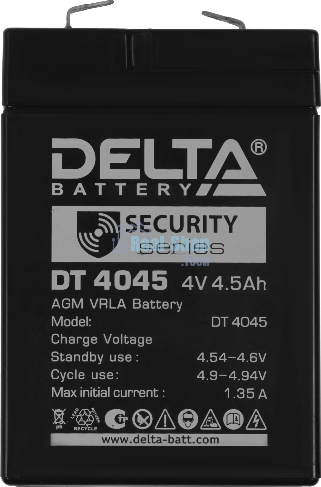 Батарея для ИБП Delta DT 4045 (4V, 4.5Ah)