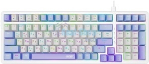 Клавиатура проводная Acer OKW304 (ZL.KBDCC.01V), USB, белый