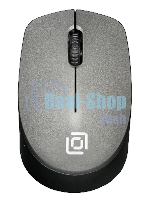 Мышь беспроводная Oklick 486MW серый/черный, 1000 dpi, радиоканал, USB, кнопки - 3