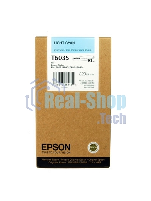 Картридж струйный Epson C13T603500 светло-голубой для Epson St Pro 7800/9800/7880/9880 (220мл)
