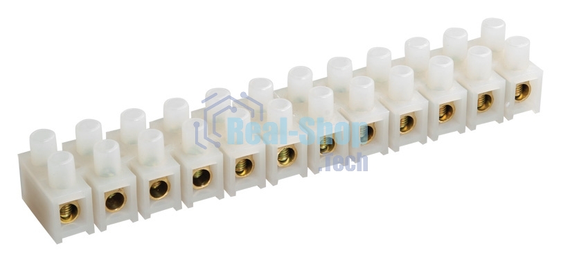 Зажим винтовой IEK UZV3-003-04 ЗВИ-3 1,0-2,5 мм2 12 пар