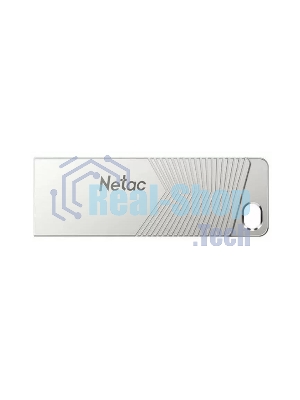 Флешка USB Netac UM1 (NT03UM1N-032G-32PN), 32Gb, USB 3.2, R/W 150/45, серебристый