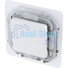 Переключатель IP44 10AX 250 В белый