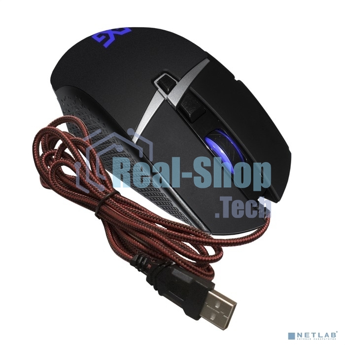Мышь проводная ExeGate Gaming Standard Laser GML-13 черный, 4000 dpi, USB, кнопки - 8