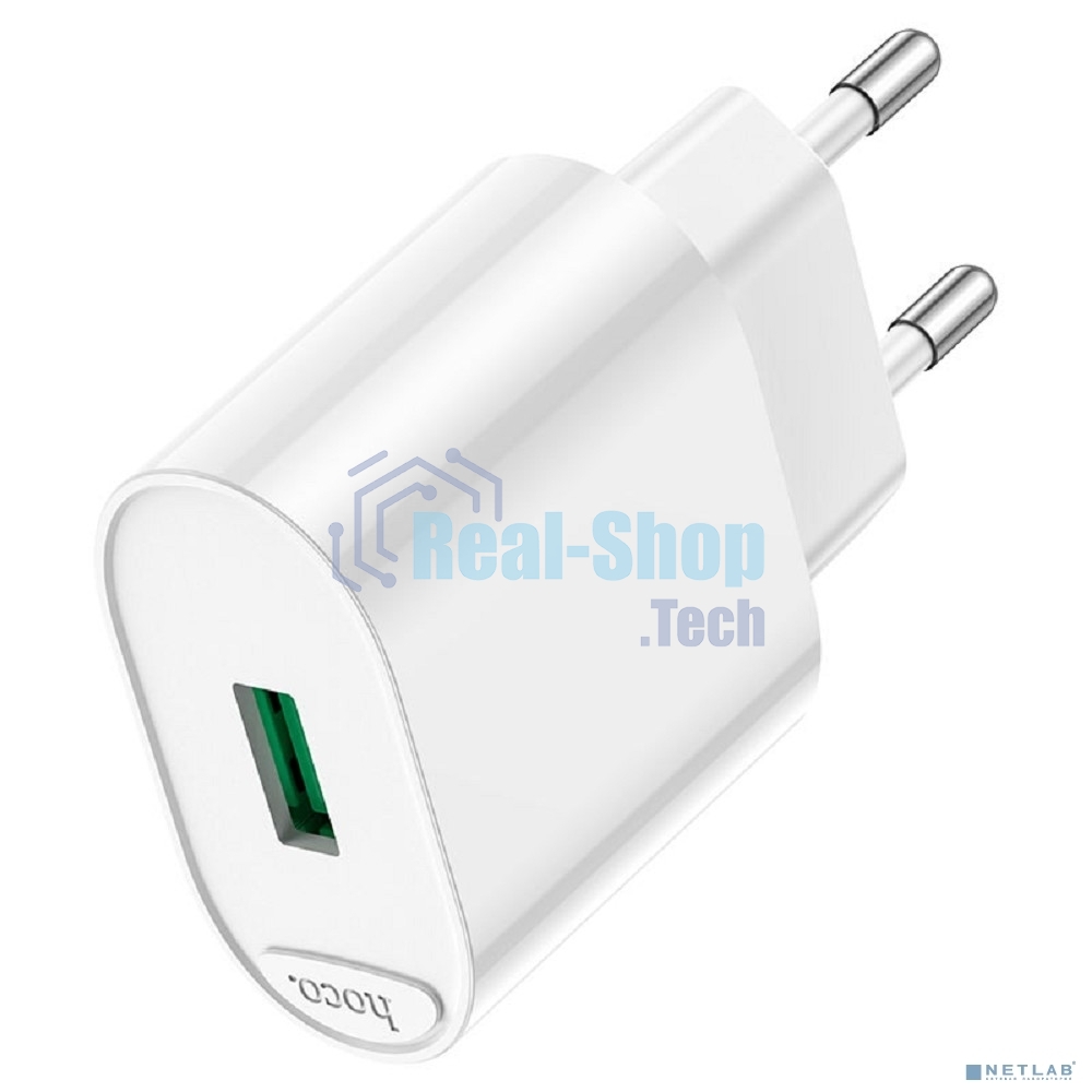 HOCO C109A/ Сетевое ЗУ/ 1 USB/ Выход: 10.5W/ White