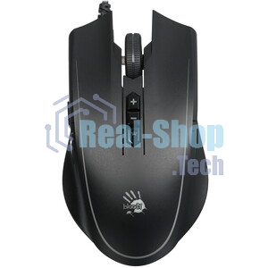 Мышь проводная A4Tech Bloody Q81 черный, 3200 dpi, USB, кнопки - 8