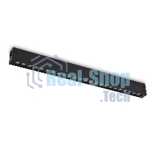 Светильник светодиодный трековый для шинопровода Magnetic Ambrella light GL1740 BK черный IP20 24W 4200K 220V 24° 455*25*42 (Без ПДУ)
