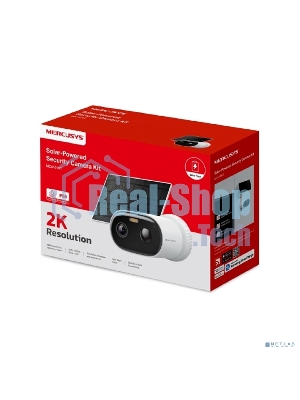 Комплект умной камеры с солнечной панелью Solar-Power Security Camera Kit