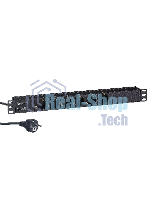 Блок розеток горизонтальный ExeGate ServerPro PDU-19H603 Al-6S-EU2.5, 19