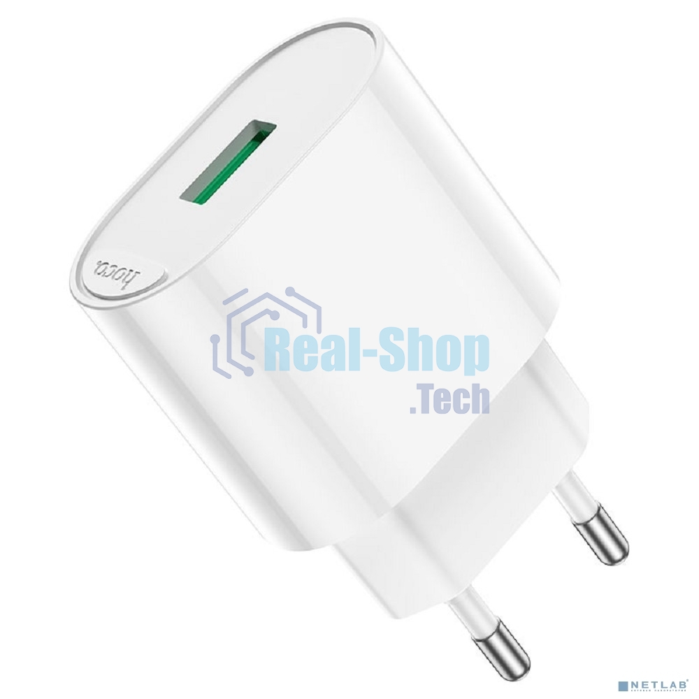 HOCO C109A/ Сетевое ЗУ/ 1 USB/ Выход: 10.5W/ White