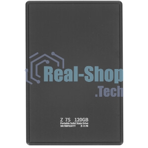 Внешний SSD Netac Z7S, 120 Gb, USB 3.2 Gen 2 Type-C, R/W 550/480, черный