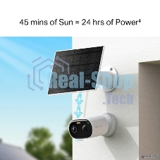 Комплект умной камеры с солнечной панелью Solar-Power Security Camera Kit