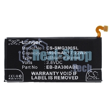 Аккумулятор CameronSino CS-SMG300SL EB-BA300ABE для Samsung Galaxy A3 SM-A300F, SM-A300F,DS Duos3.8V, 1900mAh