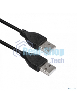 Кабель ACD-U2AAM-30L USB 2.0, A male - A male, ТТХ: (7/0.12BC+PE)*1P+(7/0.12BC+PE)*2C+7/0.12BC+AL+PVC OD4.0, синий, 3м