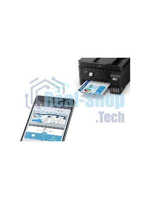 МФУ струйное Epson L5290 (C11CJ65512/C11CJ65508/C11CJ65407), A4, цветное, печ. до 33 стр/мин. (ч/б) до 15 стр/мин. (цвет), скан. до 12 стр/мин. (ч/б) 29 стр/мин. (цвет), 1440 x 5760 dpi (печать) 1200x2400dpi (скан.), USB, RJ-45, Wi-Fi