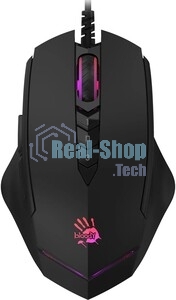 Мышь проводная A4Tech Bloody V8M Max черный, 12000 dpi, USB, кнопки - 10