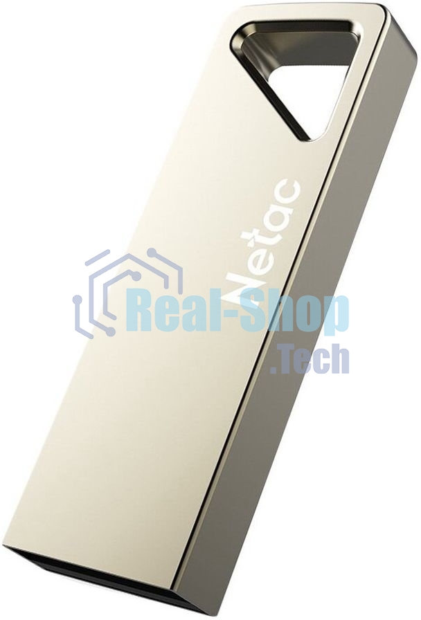 Флешка USB Netac U326 (NT03U326N-064G-20PN), 64Gb, USB 2.0, R/W 50/15, серебристый