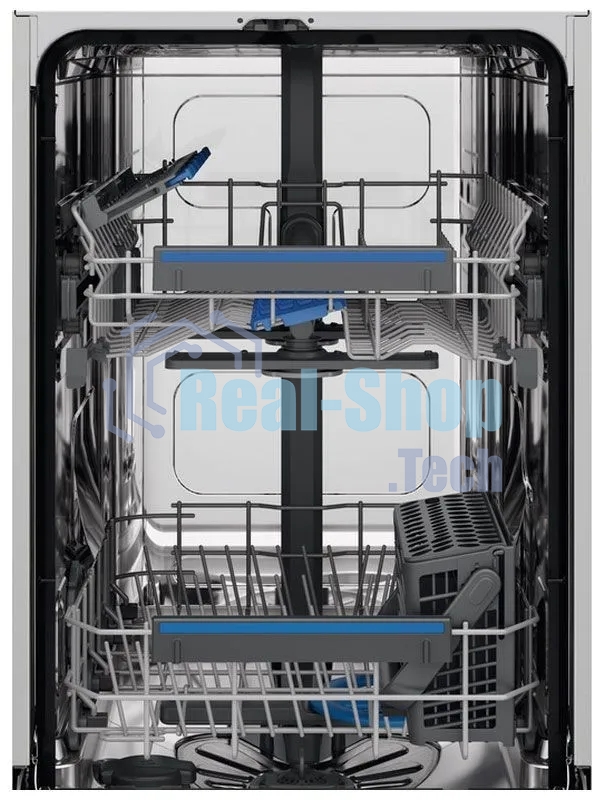 Встраиваемая посудомоечная машина Electrolux EEG62300L, серебристый, 44.6 см, 9 компл., 44 дБ, класс D