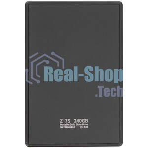 Внешний SSD Netac Z6S 240Gb USB 3.2 Gen 2 Type-C External SSD, R/W up to 550MB/480Mb/s,with USB-C to USB-A cable and USB-A to USB-C adapter