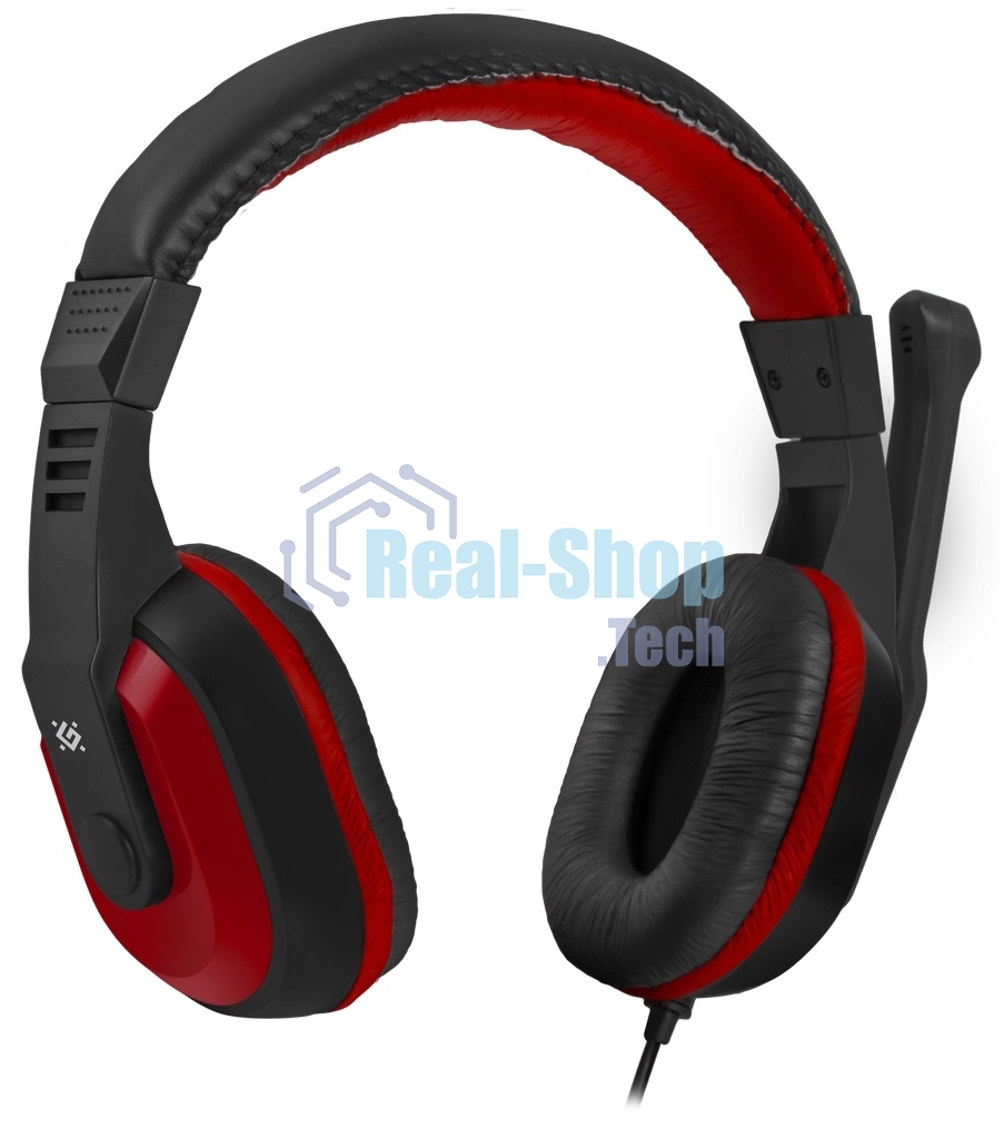 Комплект клавиатура+мышь Defender Target MKP-350 проводной, USB, 3200 DPI, чёрный/красный