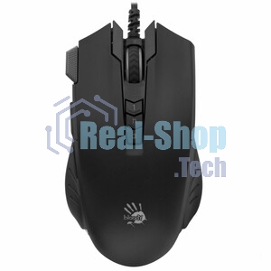 Мышь проводная A4Tech Bloody V9M черный, 4000 dpi, USB, кнопки - 9