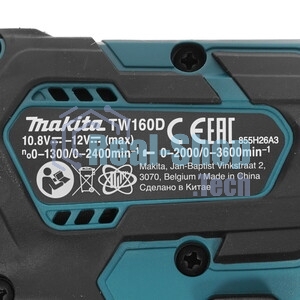 Гайковерт Makita TW160DZ аккум. патрон:квад.3/8