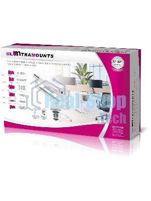 Кронштейн для мониторов Ultramounts UM713W белый 17