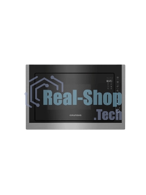 Встраиваемая микроволновая печь Grundig GMI 11311 X черный, 25 л, 900 Вт, переключатели - сенсор, поворотный механизм