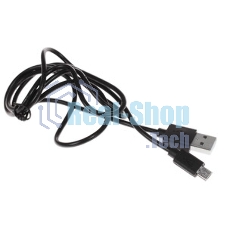 Кабель Qumo light series, USB-MicroUSB, 1м, 5В, 1A, опл. PVC, кон. PVC, черный