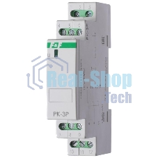 Реле промежуточное PK-3P (монтаж на DIN-рейке 35мм 220В 50Гц 3х8А 3NO/NC IP20) F&F EA06.001.023