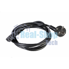 Шнур питания с заземл. IEC 60320 C13/EU-Schuko, 10А/250В (3x1,0), длина 3 м. (R-10-Cord-C13-S-3)