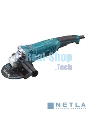 Угловая шлифовальная машина Makita GA6021 УШМ,ф150мм, 1050Вт,10000об\м,2.3кг,кор,муфта SJS,фикс вкл-ля,шлиф диск