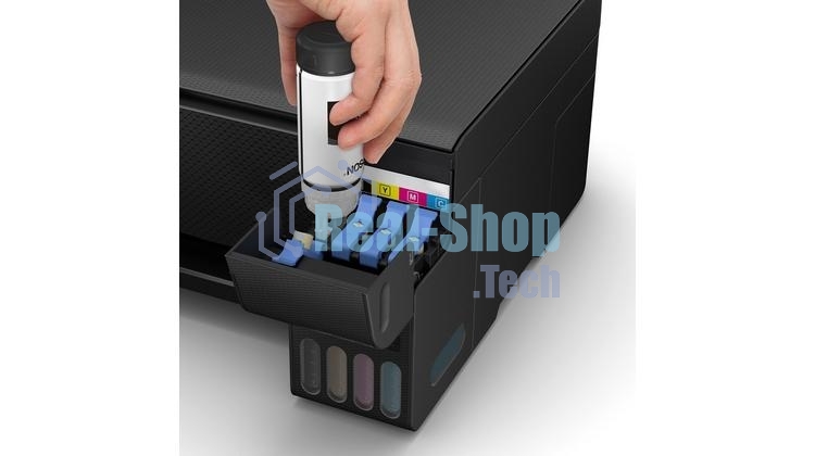 МФУ струйное Epson EcoTank L3251 (C11CJ67419/C11CJ67302/C11CJ67518), A4, цветное, печ. до 33 стр/мин. (ч/б) до 15 стр/мин. (цвет), скан. до 5 стр/мин., 5760 x 1440 dpi (печать) 1200x2400dpi (скан.), USB, Wi-Fi