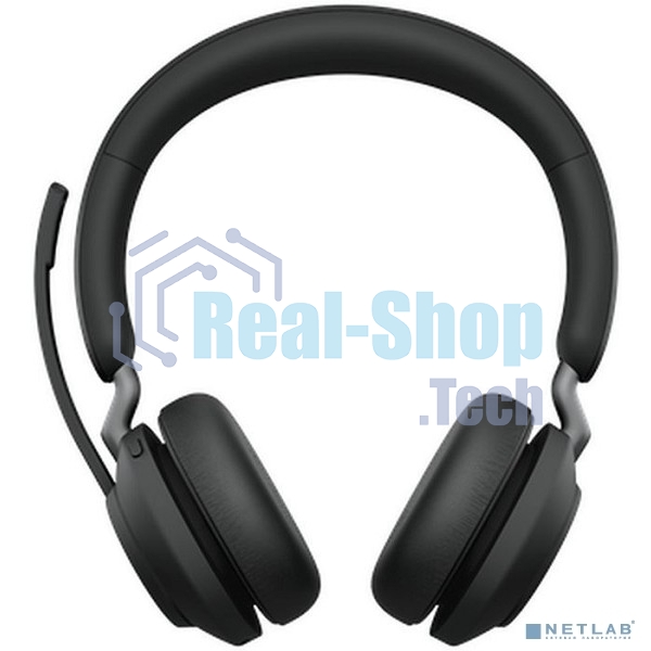Гарнитура Jabra Evolve2 65 чёрный, беспроводная, Bluetooth, до 37 ч