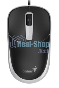 Мышь Проводная Genius DX-123 Black+Grey