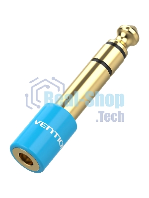 Переходник Vention Jack 3.5 мм F/6,5 мм M VAB-S01-L