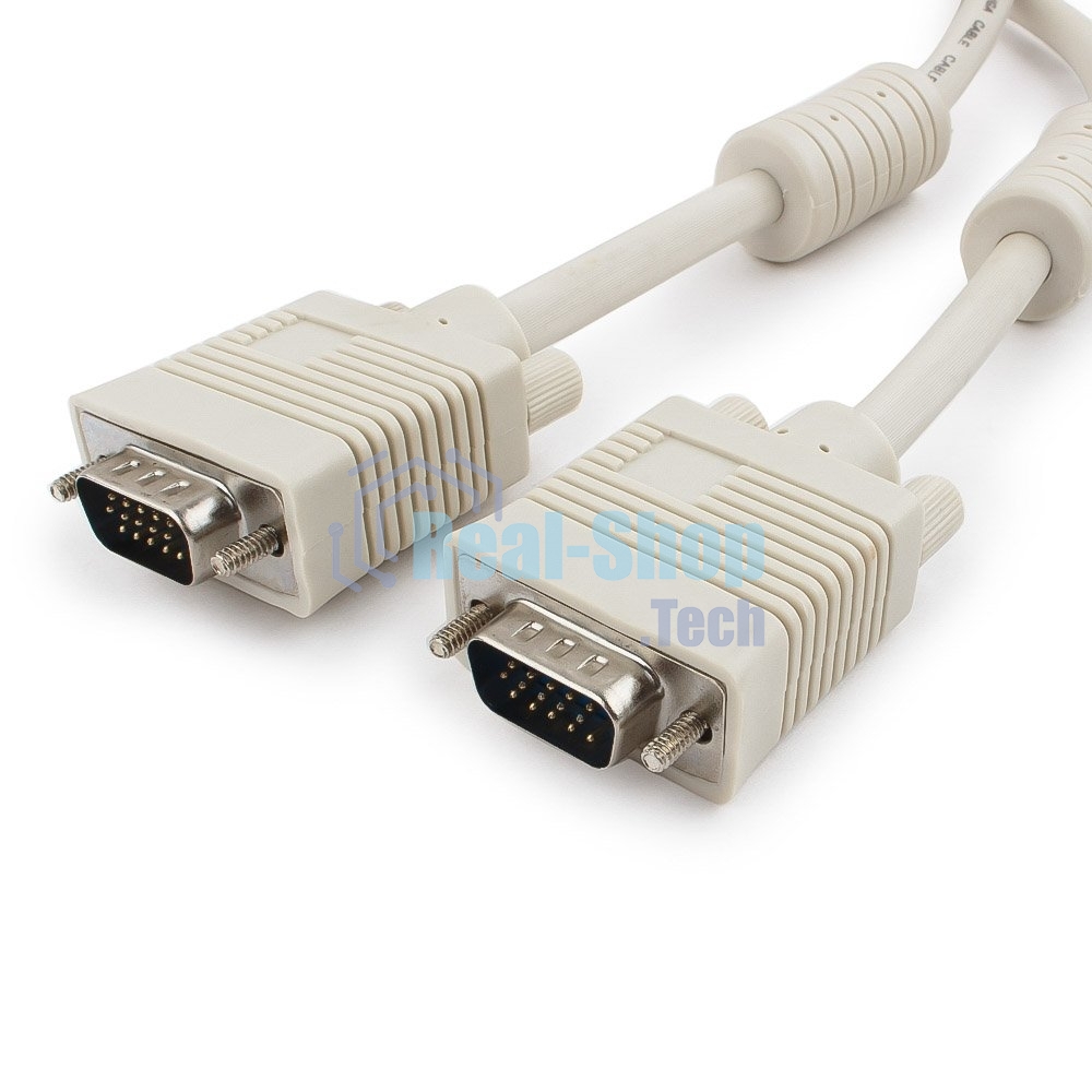 Кабель Gembird/Cablexpert VGA Premium,15M/15M,1.8м, тройной экран, феррит.кольца, пакет