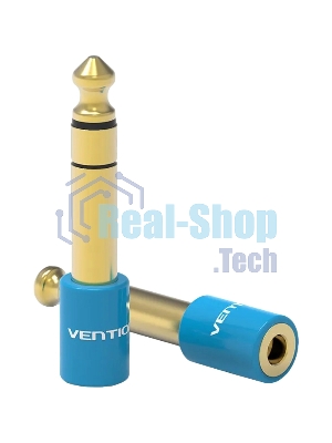 Переходник Vention Jack 3.5 мм F/6,5 мм M VAB-S01-L