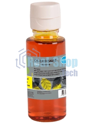 Чернила Cactus CS-M0H56AE GT52 желтый 70мл для HP Ink Tank 110/115/116/118/310/315/316/318/319/515/615;Wireless 410/411/415/416/418/419;GT5810/5820/5812/5822
