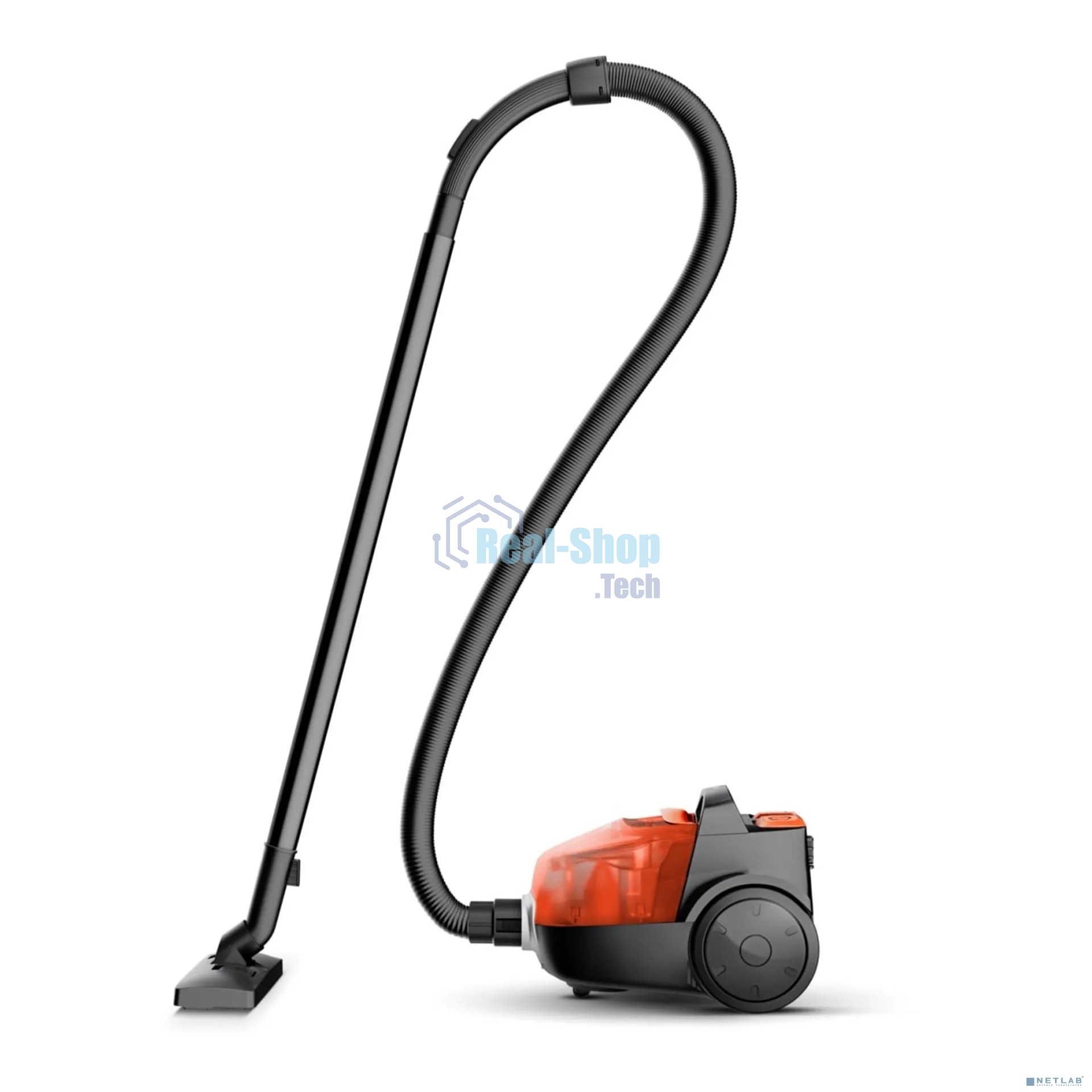 Пылесос Tefal MICRO SPACE CYCLONIC TW3235EA оранжевый/черный, 350/1600 Вт, уборка сухая, пылесборник контейнер 1 л
